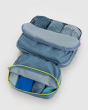 Load image into Gallery viewer, NEW! Packing Cube Set - Digital Denim
