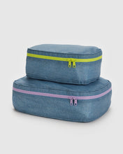 Load image into Gallery viewer, NEW! Packing Cube Set - Digital Denim
